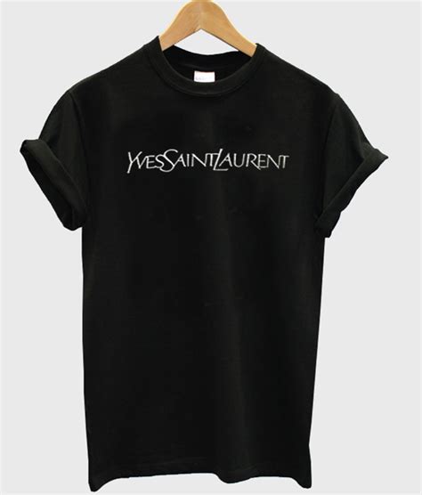 ysl grey t shirt|farfetch st laurent shirts.